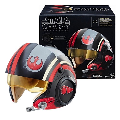 Star Wars Poe Dameron Electronic X-Wing Pilot Helmet Cosplay Mask Christmas new - Picture 4 of 8