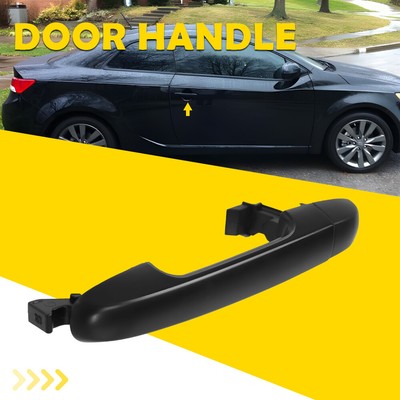 Front Right Passenger Exterior Outside Door Handle Black For 2010-13 Kia Forte E