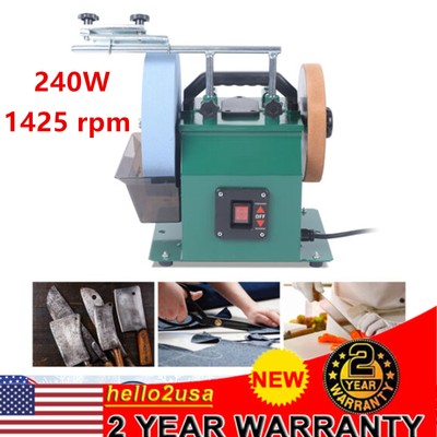 Electric Knife Sharpener Water-cooled Grinder Bench Wet Stone Grinding Machine