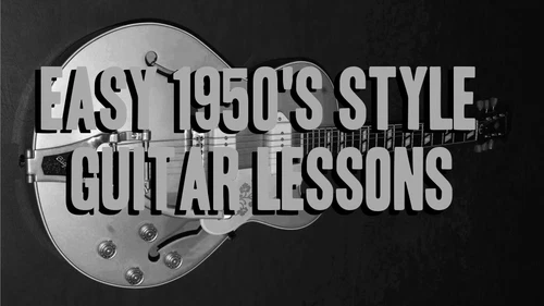 Easy 1950's Style Guitar Lessons DVD Styles of Scotty Moore, Chuck Berry, Carl !
