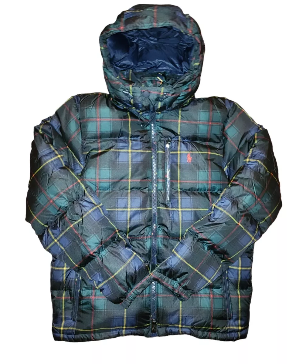 Plaid cheap bubble coat