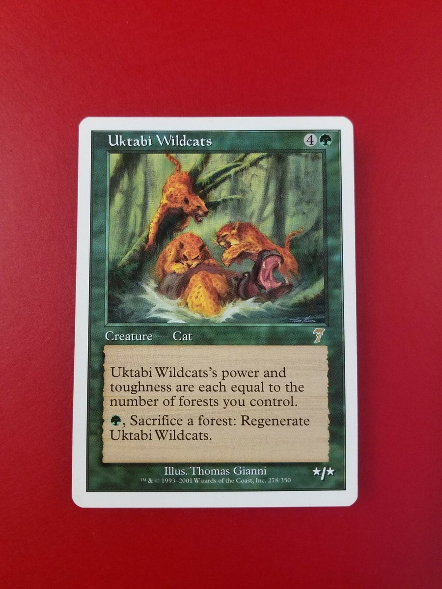 ウークタビー・ワイルドキャット　７版　foil　英語 MTG 英語 ウークタビーワイルドキャット foil 7版 MTG 英語