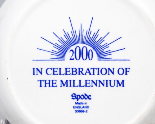 BLUE ROOM COASTER by Spode Celebrating Millennium 4" NEW NEVER USED made England - Picture 6 of 6