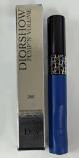 CHRISTIAN DIOR PUMP 'N' VOLUME SQUEEZABLE MASCARA - #260 BLUE PUMP 0.21OZ NIB