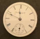 Antique 1899 Elgin Grade 130 Pocket Watch Movement Running Ticks 0s 15j USA
