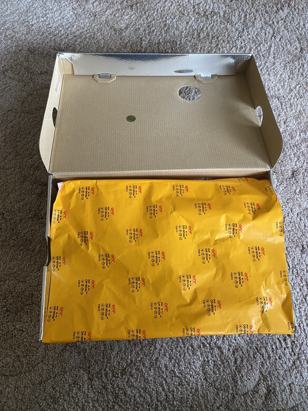 OFF WHITE X NIKE Nike Air Rubber Dunk x Off White University blu 2020 UK 9 5