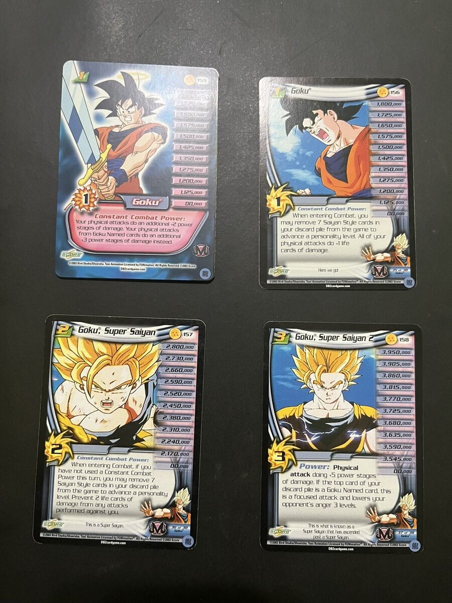 DRAGON BALL Z CCG TCG GOKU LV 1-3 HT LIMITED BUU SAGA NM DBZ DRAGON BALL Z CCG TCG GOKU LV 1-3 HT LIMITED BUU SAGA NM DBZ