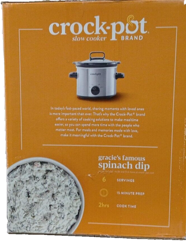 New Crockpot 2-Quart Slow Cooker in Stainless Steel - Picture 4 of 5