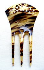 Victorian faux tortoise Spanish hair comb NO US IMPORT FEES