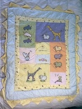 Carters JOHN LENNON Real Love Nursery Crib Quilt Comforter Animals