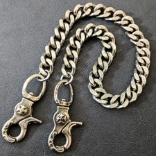 Solid brass Stainless steel  Wallet chain Vintage finish Handmade in Japan GLSK