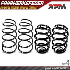 4x Federn Fahrwerksfeder Vorne Hinten für BMW Z3 Roadster E36 1995-00 Cabriolet