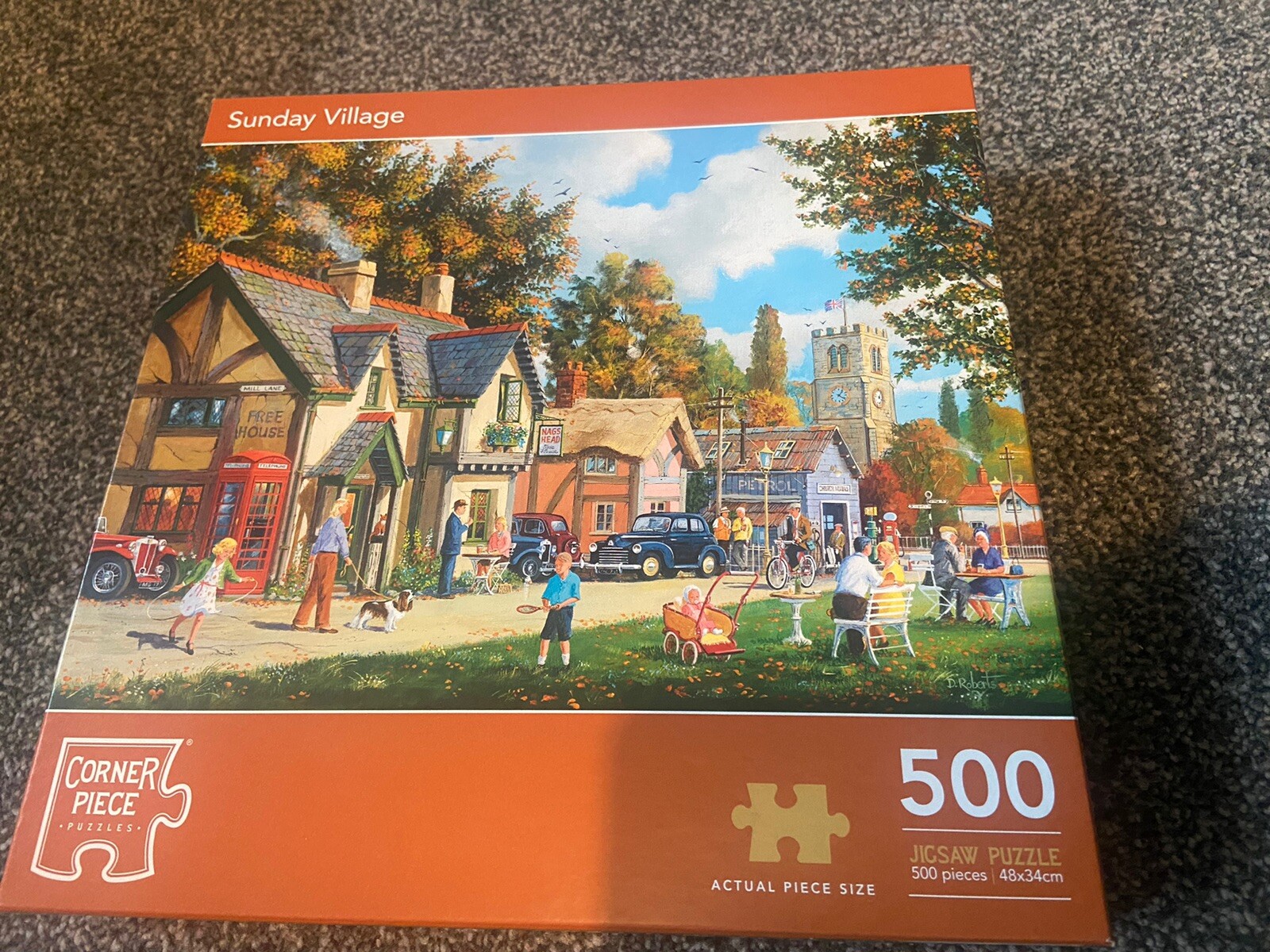 TheWorks Sunday Village Jigsaw Puzzle - 500 Piece