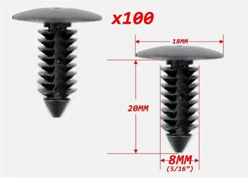 Clips de retención de guardabarros para Jeep Dodge Ram Chrysler 200 un. Foto 3 de 4