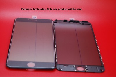 New Tech Glass Frame, Oca Glue, Polarizer for Pre-installed iPhone 6 Plus Black 