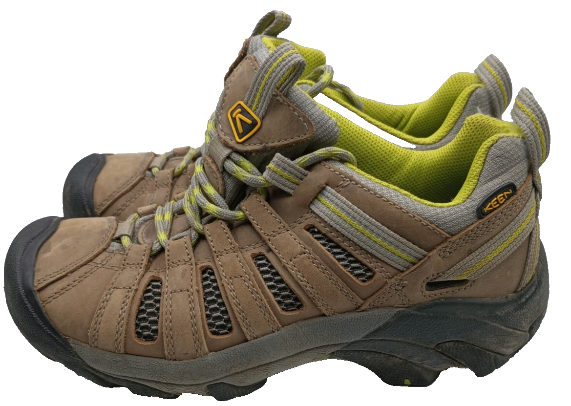 Scarpe da campeggio Keen donna Voyageur escursionismo outdoor taglia 7 EUR 37 5 marrone verde