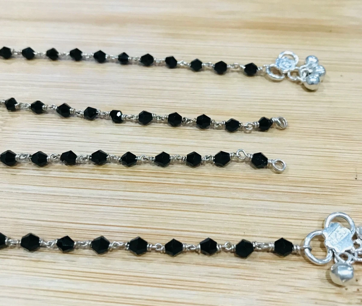 Crystal anklets best sale designs
