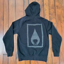 Riot Games Hoodie Sweatshirt It's Not A Match Encased Flame Black LOL Size XS