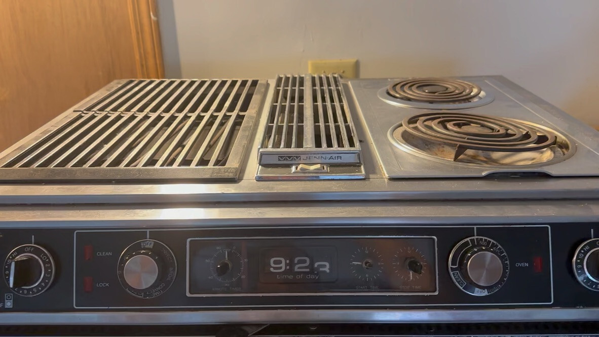 JennAir S125 downdraft range oven w/ Griddle and grill—VIDEO! eBay