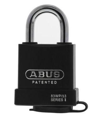 Abus 56,5 mm Stahl Schlüssel Wetterfest Schwerlast Vorhängeschloss