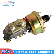 7" Zinc Street Hot Rod Single Power Brake Booster & Bail Top Master Cylinder