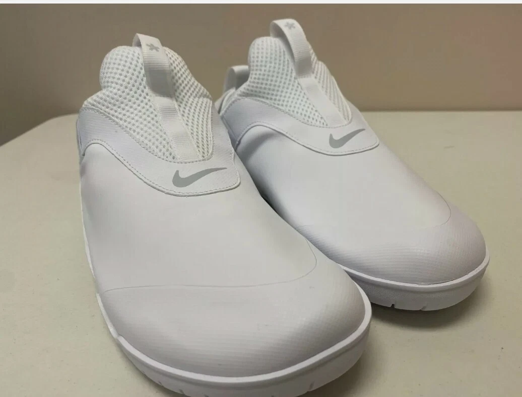White nike nursing shoes discount