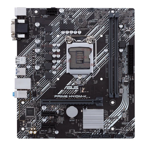 ASUS PRIME H410M-K Intel H410 LGA 1200 micro ATX Motherboard DVI VGA USB 3.2
