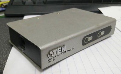 ATEN CS-72E 2 port Dura-Link KVM switch - No Power Adapter