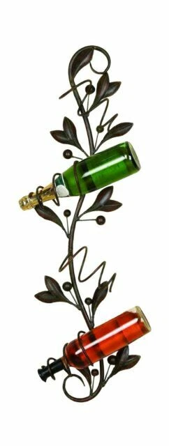 Benzara montado en la pared estantes y soportes para botellas de vino