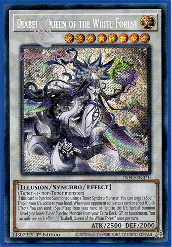Diabell, Queen of the White Forest INFO-EN040 YuGiOh The Infinite Forbidden card