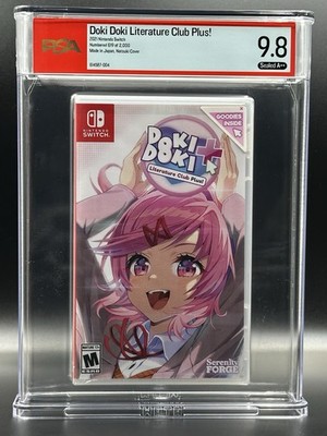Doki Doki Literature Club Plus! • PSA 9.8 A++ • Natsuki Cover