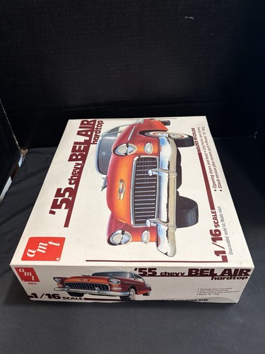 Hardtop MATCHBOX AMT modello '55 Chevy Bel Air 1/16 con ricambi/pneumatici personalizzati - Foto 6 di 7
