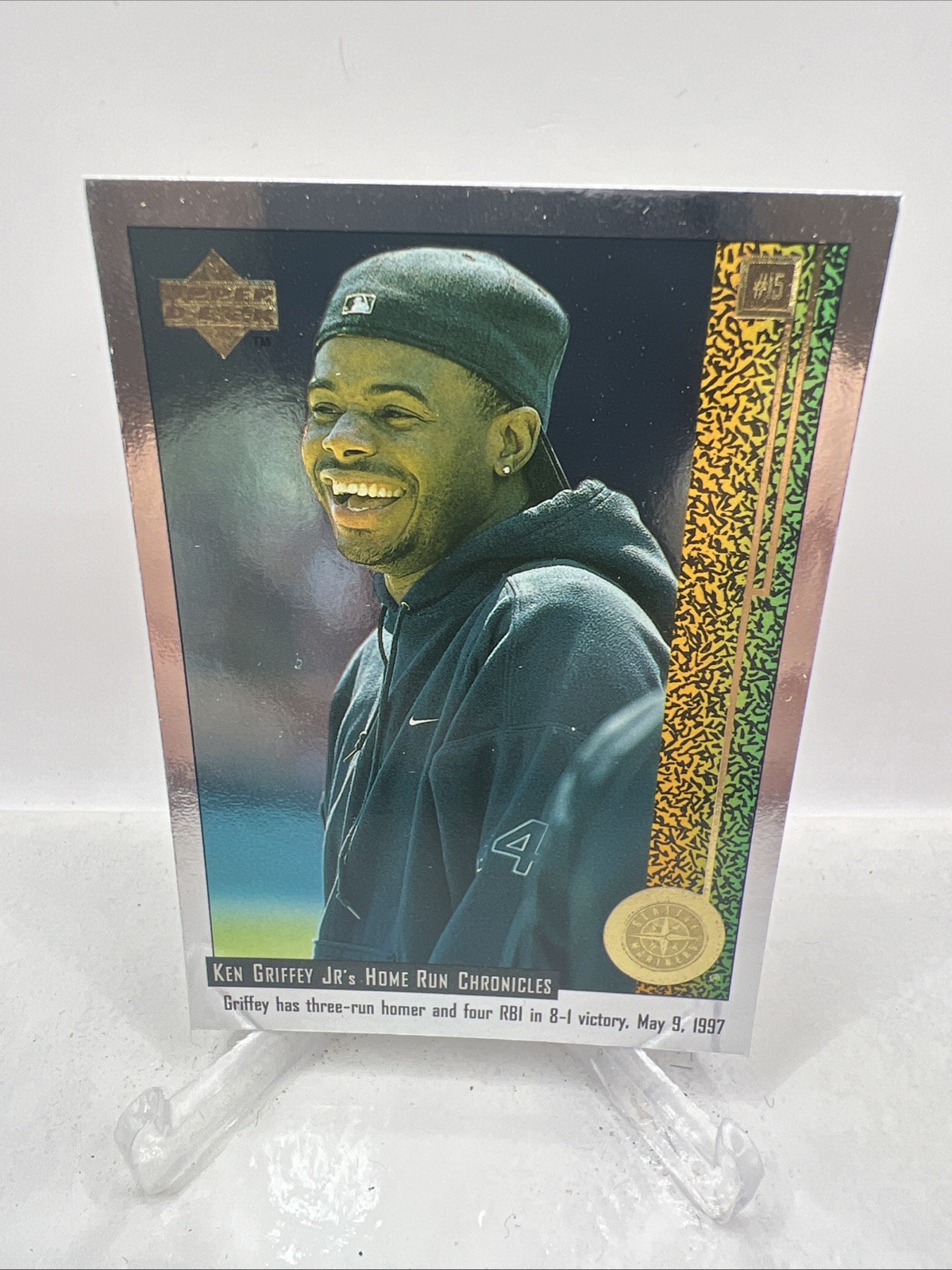 1998 Upper Deck Ken Griffey Jr.'s Home Run Chronicles Ken Griffey Jr #15 Seattle