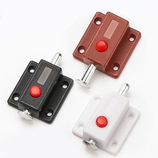 Plastic Cabinet Bolt Latches Lock 10pcs Easy to Install and Non fading