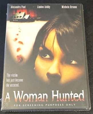 A WOMAN HUNTED (DVD, 2004) - Alexandra Paul - RARE Promotional Screening Copy