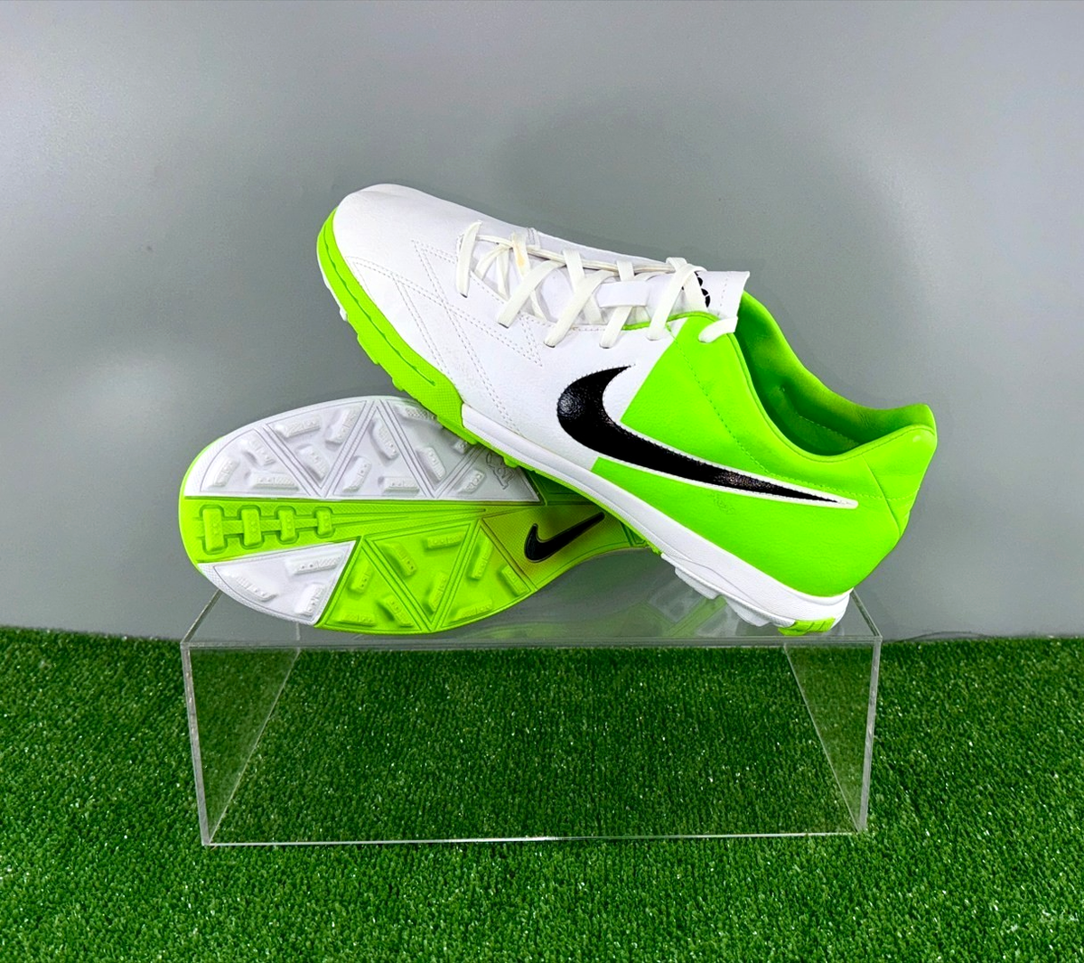 Nike Total90 Shoot IV TF 472560-170 US10 UK9 Green boots Cleats