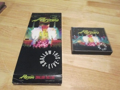 Poison - Swallow This Live  - Rare Longbox Hard To Find