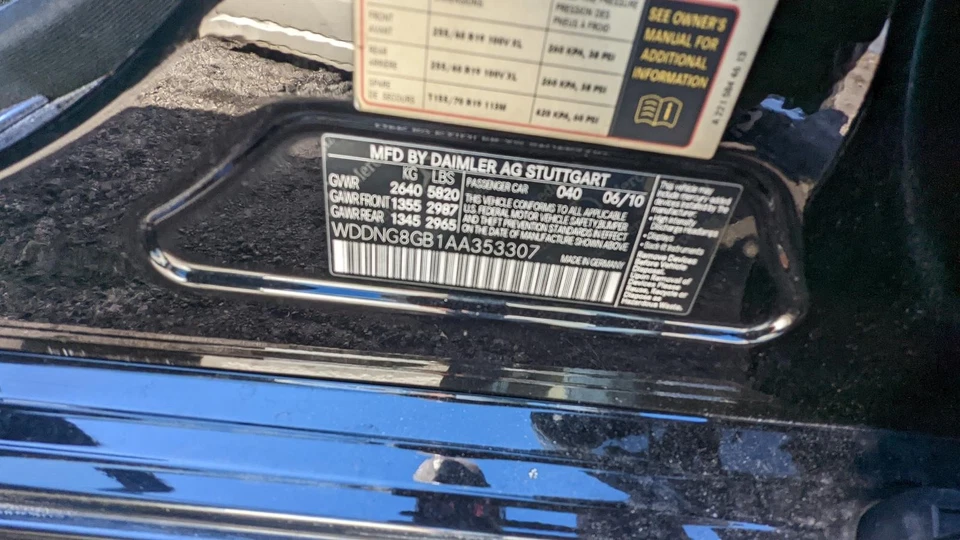 Panel de techo de vidrio usado se adapta a: Mercedes-benz Mercedes clase s 221 2010 tipo S550 pa Foto 2 de 4