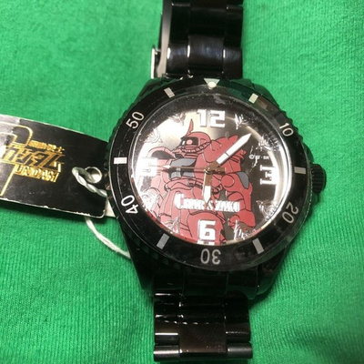 #ad #ad Gundam Rare Men#x27;s Watch New with Protective Film Battery May Need Replace $159.82