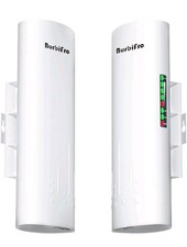 5.8G Long Range Wireless Bridge Kit Point to 2 Point Outdoor WiFi 2 Units -READ