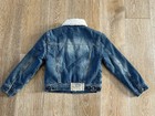 Polo Ralph Lauren Boys Blue Denim Sherpa Lined Jacket Size 10 EUC — photo 5