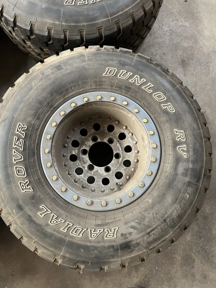 American racing Outlaw IIs with Bead Lock Wrapped In 33” Dunlop RV radial Rovers - Image 2 of 4