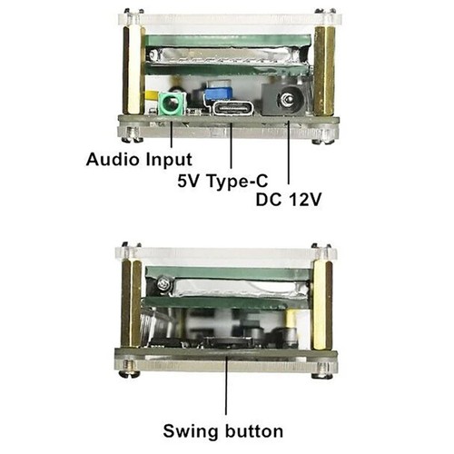 VFD2515 Audio Spectrum Analyzer VFD Sound Control Music Level Display VU Meter - Bild 11 von 12