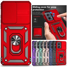 Shockproof Armor Ring Stand Phone Cover For Motorola Edge (2025) (2024) Case