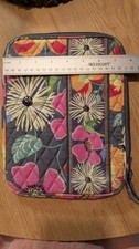 Vera Bradley Floral iPad Tablet eReader Sleeve Case Zip Cover Quilted