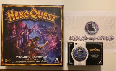  HeroQuest Wizards of Morcar Zargon& The Rogue Heir of Elethorn! New& Unopened