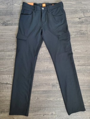 Hugo Boss Cargo Pants Mens 28R Slim Fit Orange Label Button Fly Trousers Pants 