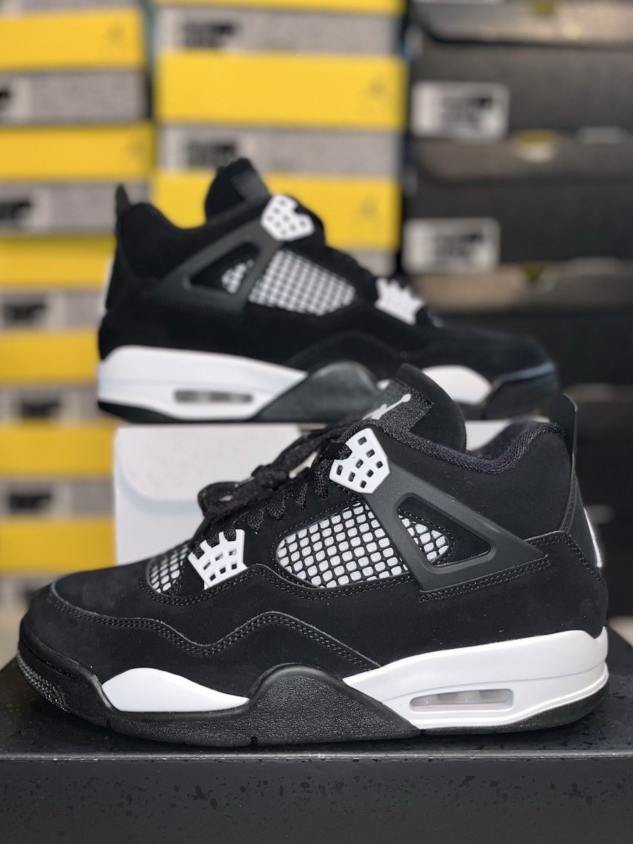 Jordan Retro 4 White Thunder FQ8138-001 Size 13 | eBay