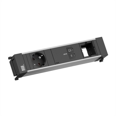 BM0023849 Bachmann POWER FRAME 1xCEE7/3 1xUSB C/C 100W 1xCM 0.2m ~D~