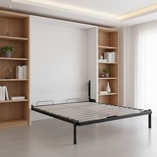 Double DIY Wall Bed Hardware Kit with Black Handle
